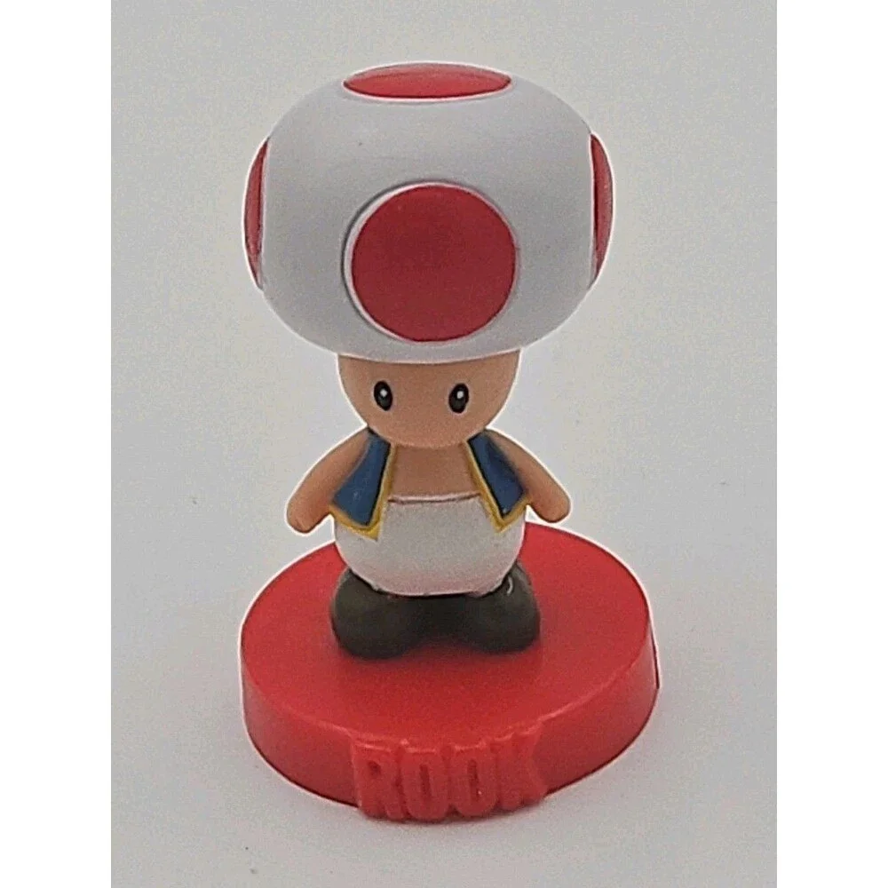Super Mario Chess Toad Rook Game Replacement Piece Cake Topper Nintendo Mushroom